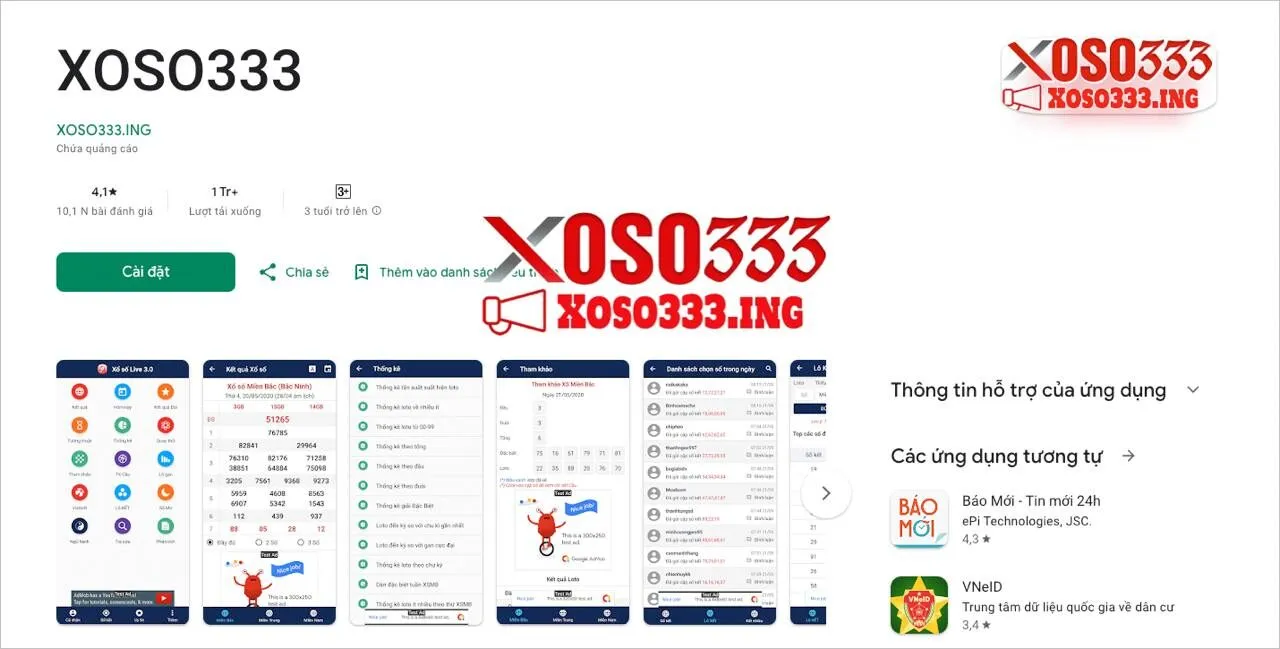 App Xoso333